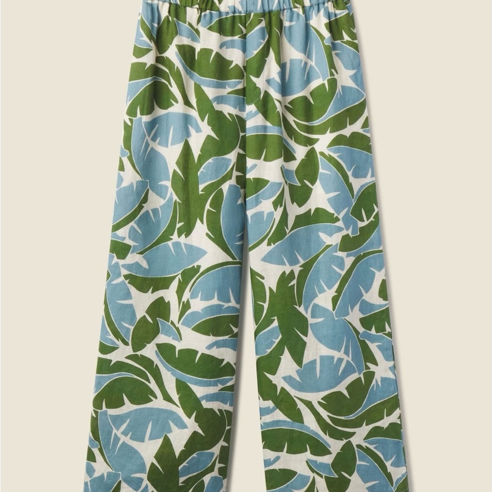 Trovata linen pants Willa pant plantain leaf small